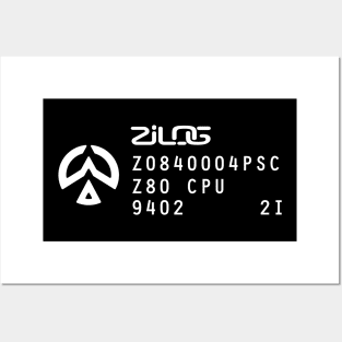 Zilog Z80 Integrated Circuit Markings [2] Posters and Art